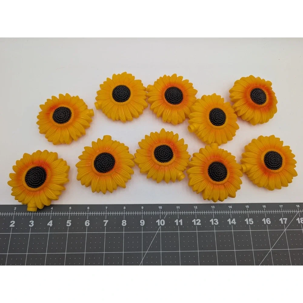 Sunflower Plastic String Light Cover Replacement Set of 10